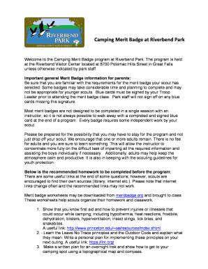 nfc riverbend merit badge|riverbend park scouting programs.